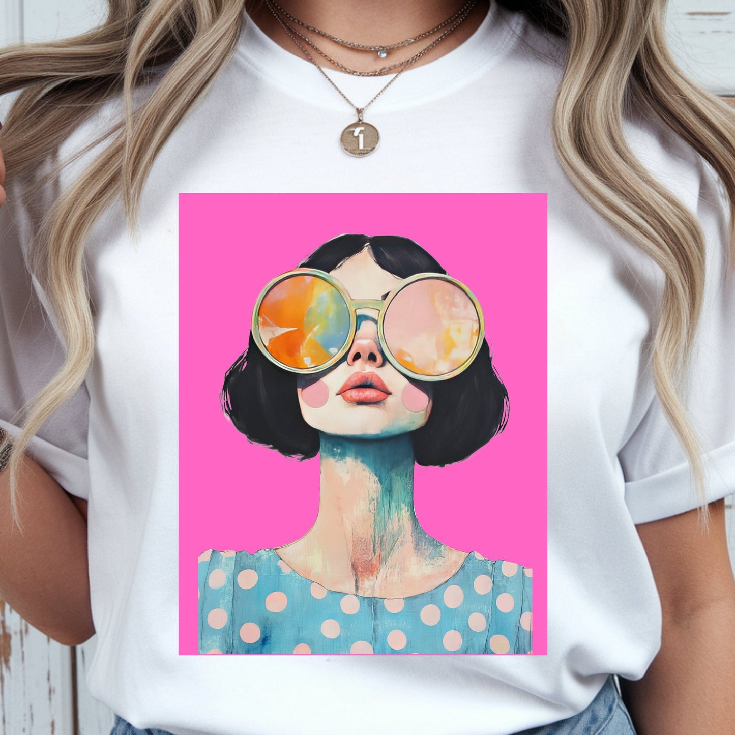 Trendy Collection Pink 2 Graphic T-Shirt