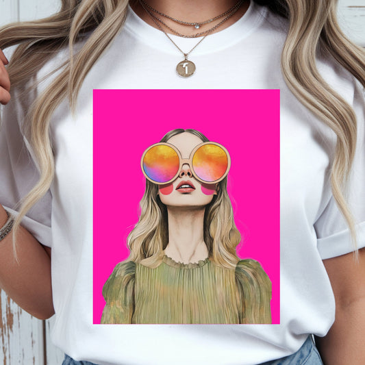 Trendy Collection Fucsia 1 Graphic T-Shirt